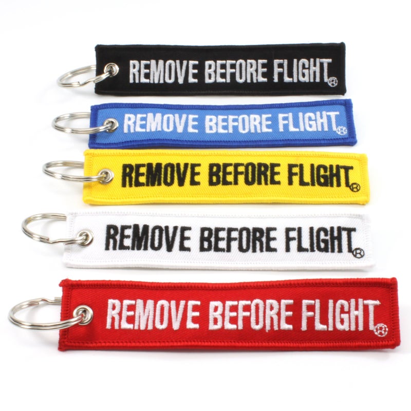 Rotary13B1 - Remove Before Flight MULTI COLOR 5 Pack Key Chains - Image 1